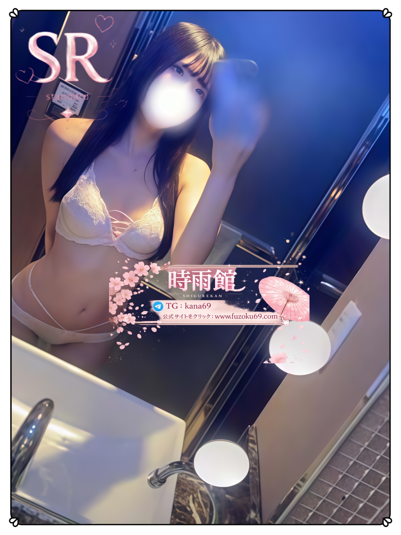 ふっくらとした頬